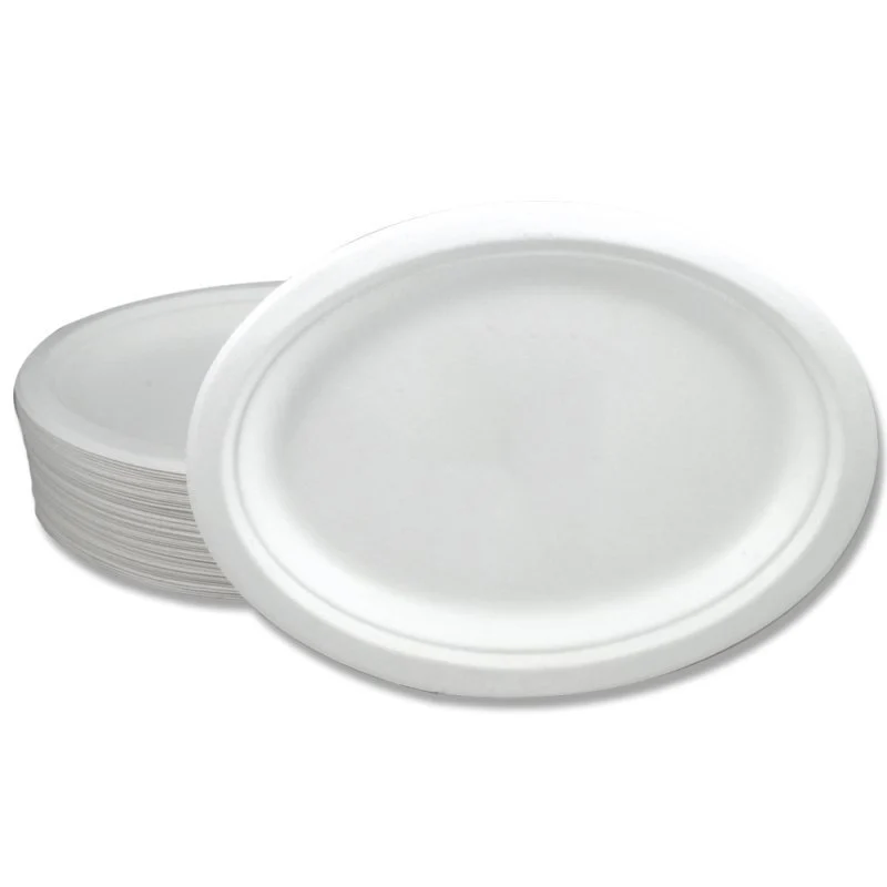 Ekolojik Karton Tabak, Oval, 26 cm (25'li)