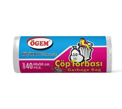 Küçük Boy Çöp Torbası (40x50 cm) - 40'lı