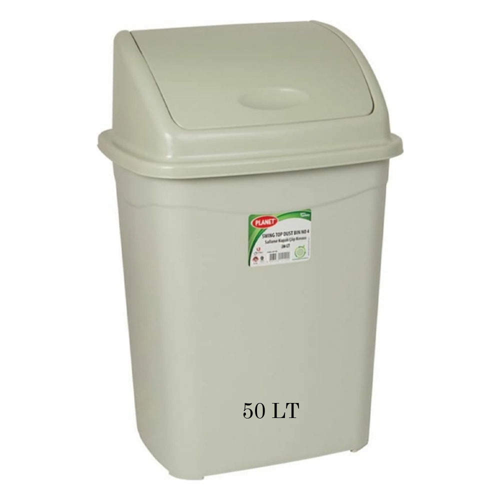 Kapaklı Çöp Kutusu