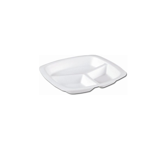 3 Gözlü Köpük Tabak (50'li)