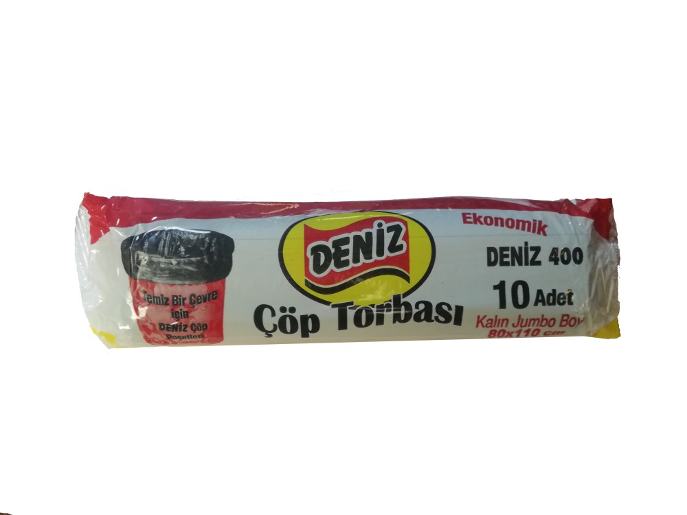 Kalın Jumbo Boy Çöp Torbası (80x110 400 Gr) - 200 Adet